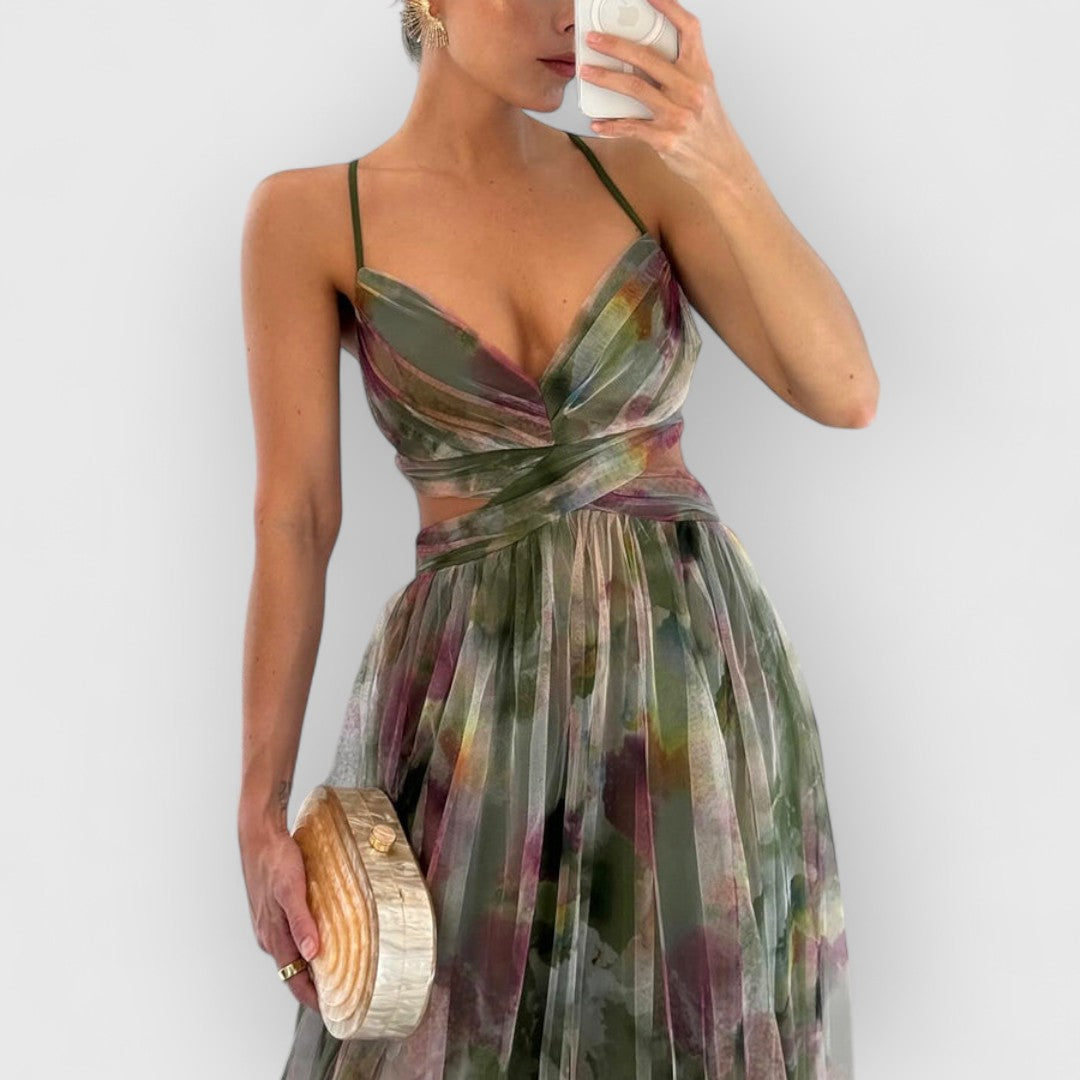 Women’s Long Floral Print Maxi Dress | Summer Style