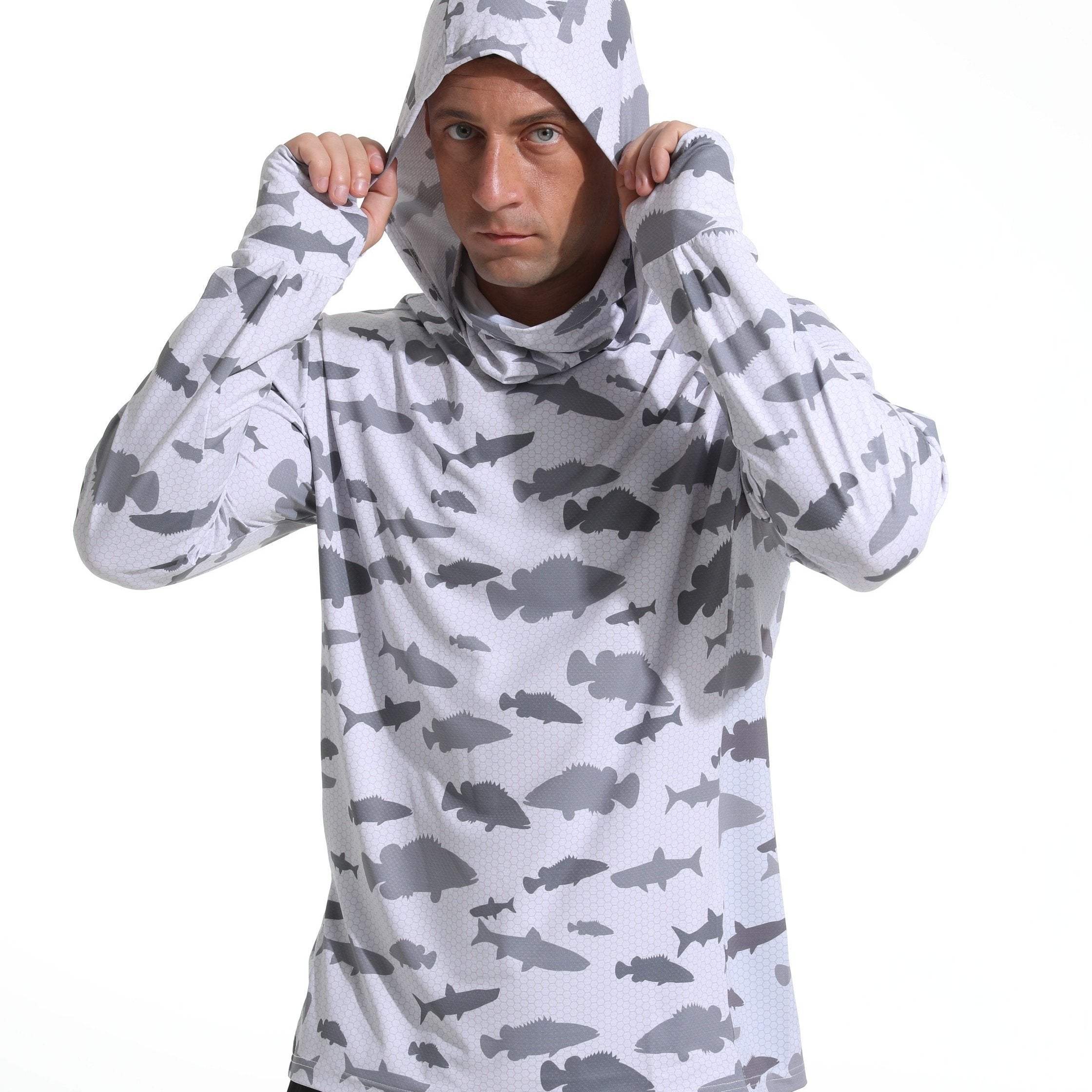 Men's Camouflage Fishing Shirt | Long Sleeve