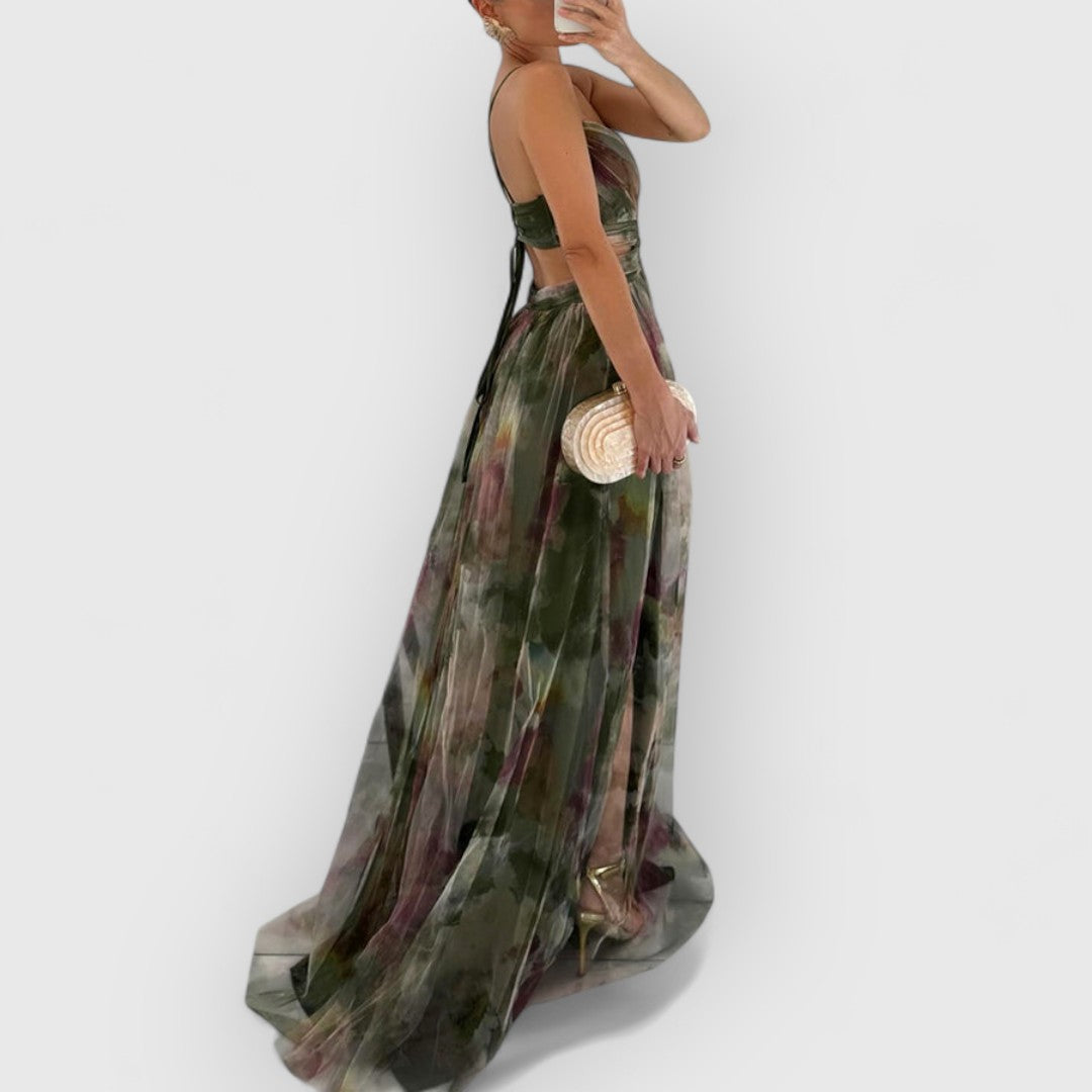 Women’s Long Floral Print Maxi Dress | Summer Style