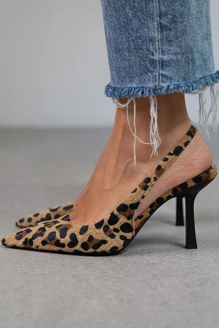 Women's Platform Heels | Animal Print