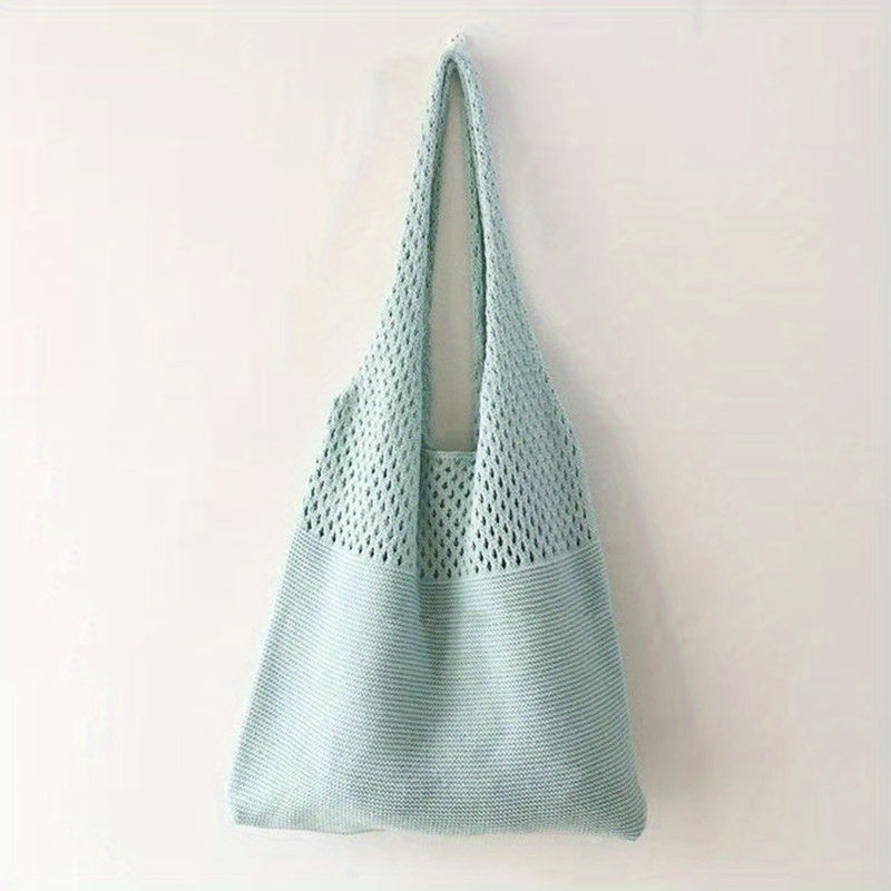 Women's Woven Tote Bag | Groceries and Beach