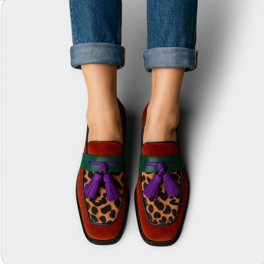 Women's Formal Loafers | Multicolored Moccasin