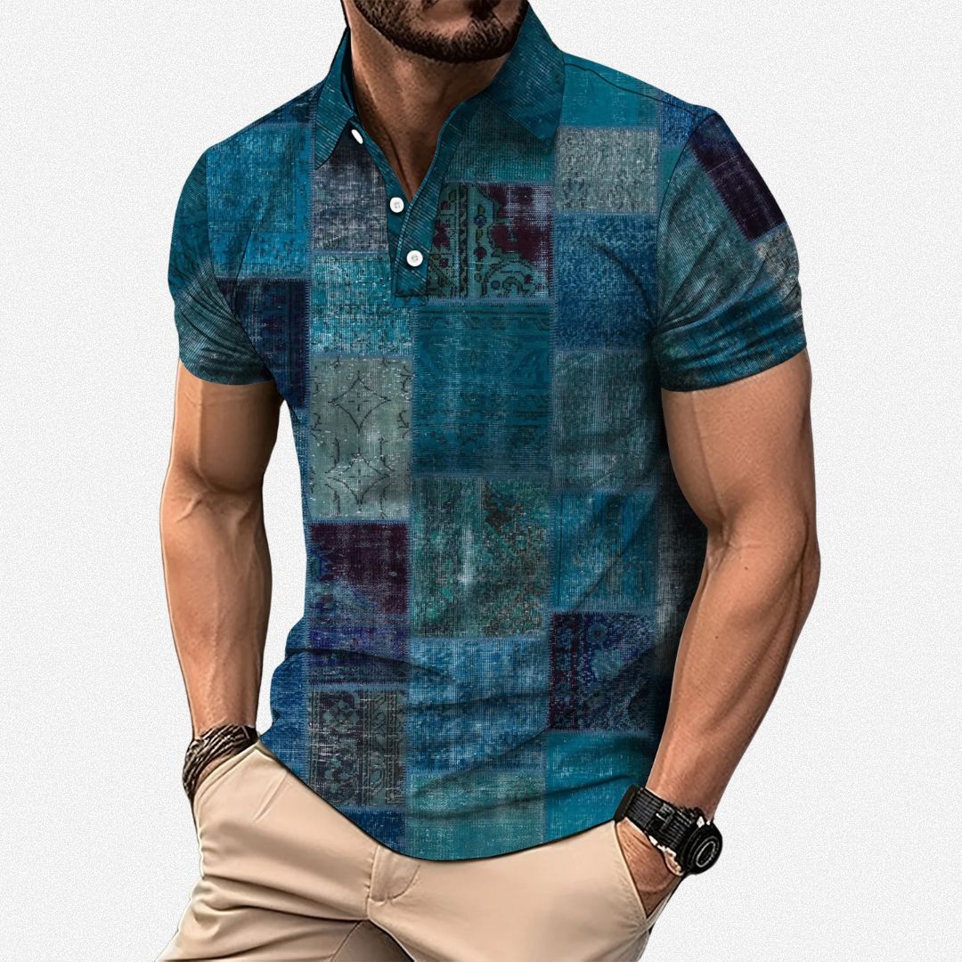 Men's Graphic Polo Shirt | Collar