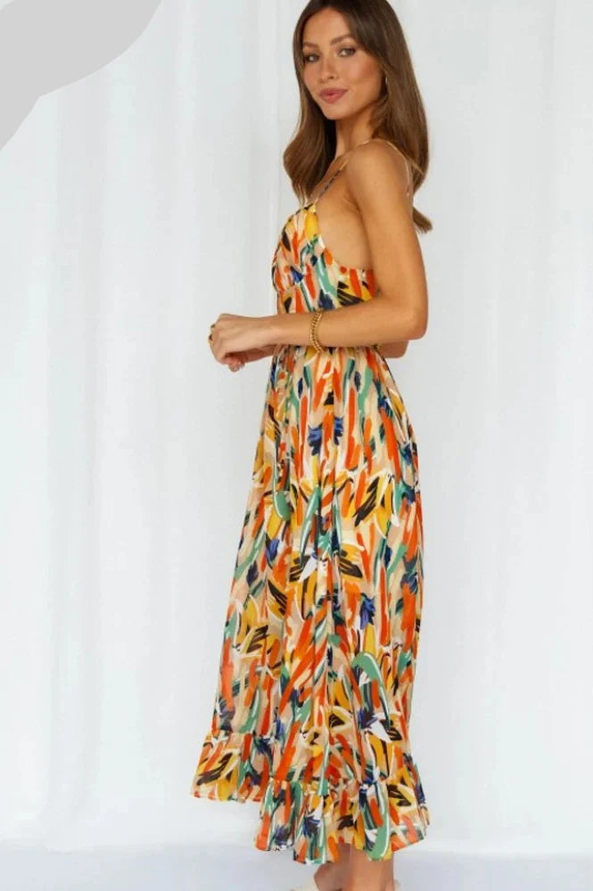 Andrea -  Colorful Summer Dress