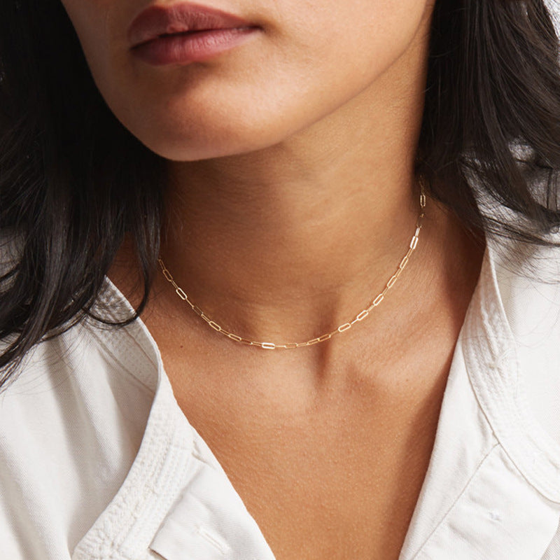 NADIA - Paperclip Chain Necklace