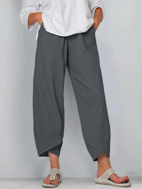 Slightly cropped trousers for women | Summer