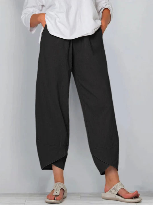 Slightly cropped trousers for women | Summer