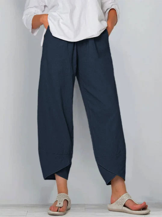 Slightly cropped trousers for women | Summer