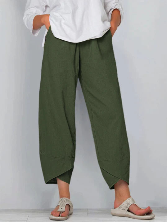 Slightly cropped trousers for women | Summer