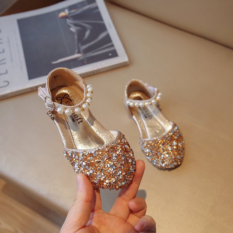 Girls Princess Flat Shoe Sandals | Evening