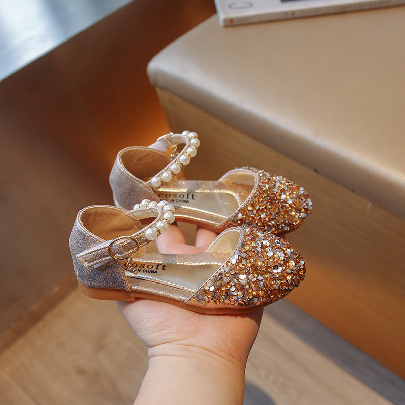 Girls Princess Flat Shoe Sandals | Evening
