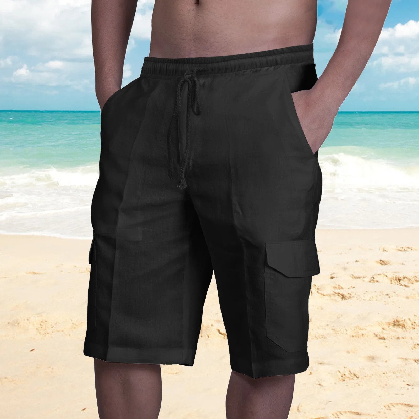 Men's Casual Loose Cargo Shorts | Summer