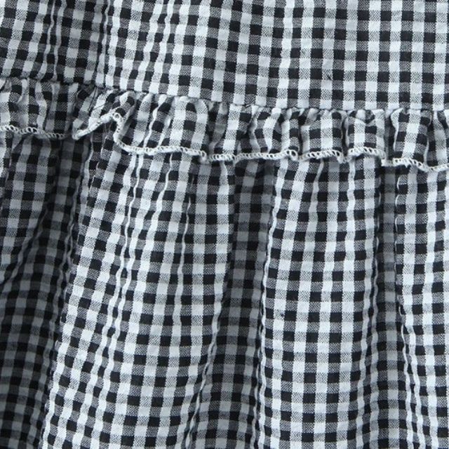 Women's Black & White Skirt | Midi