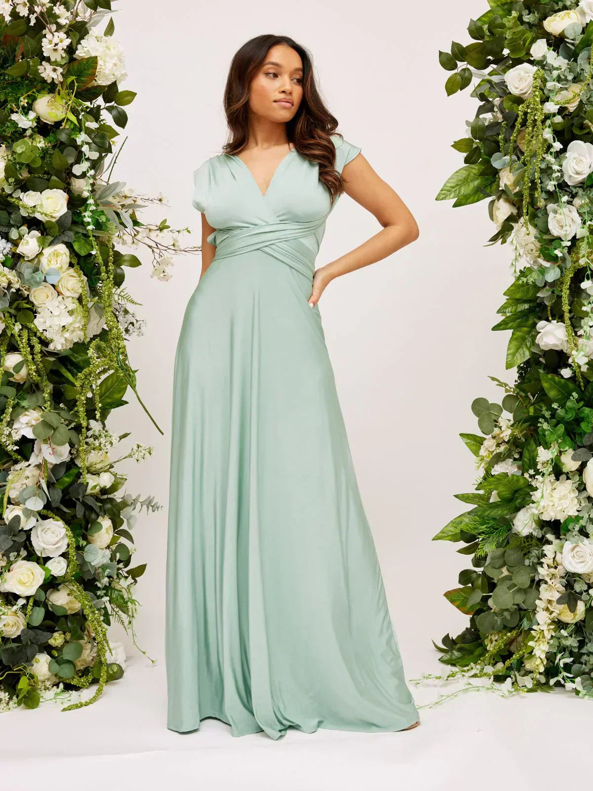 Long Sleveless Bridesmaid Dress for Women | Maxi