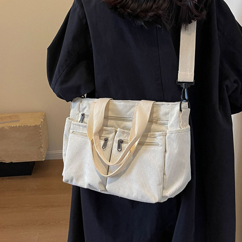 Malia | Stylish Corduroy Shoulder Bag