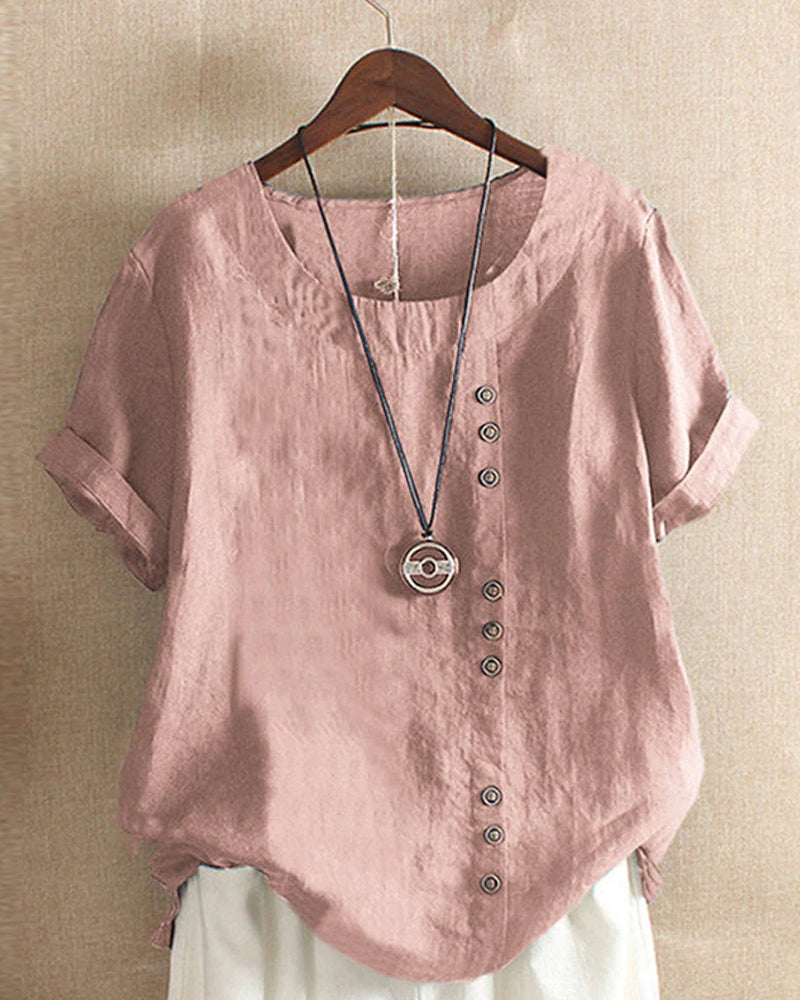 Women's Short Sleeve Blouse | Summer