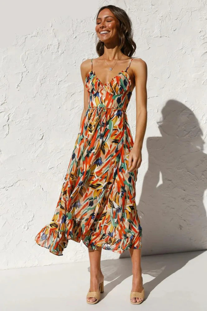 Andrea -  Colorful Summer Dress