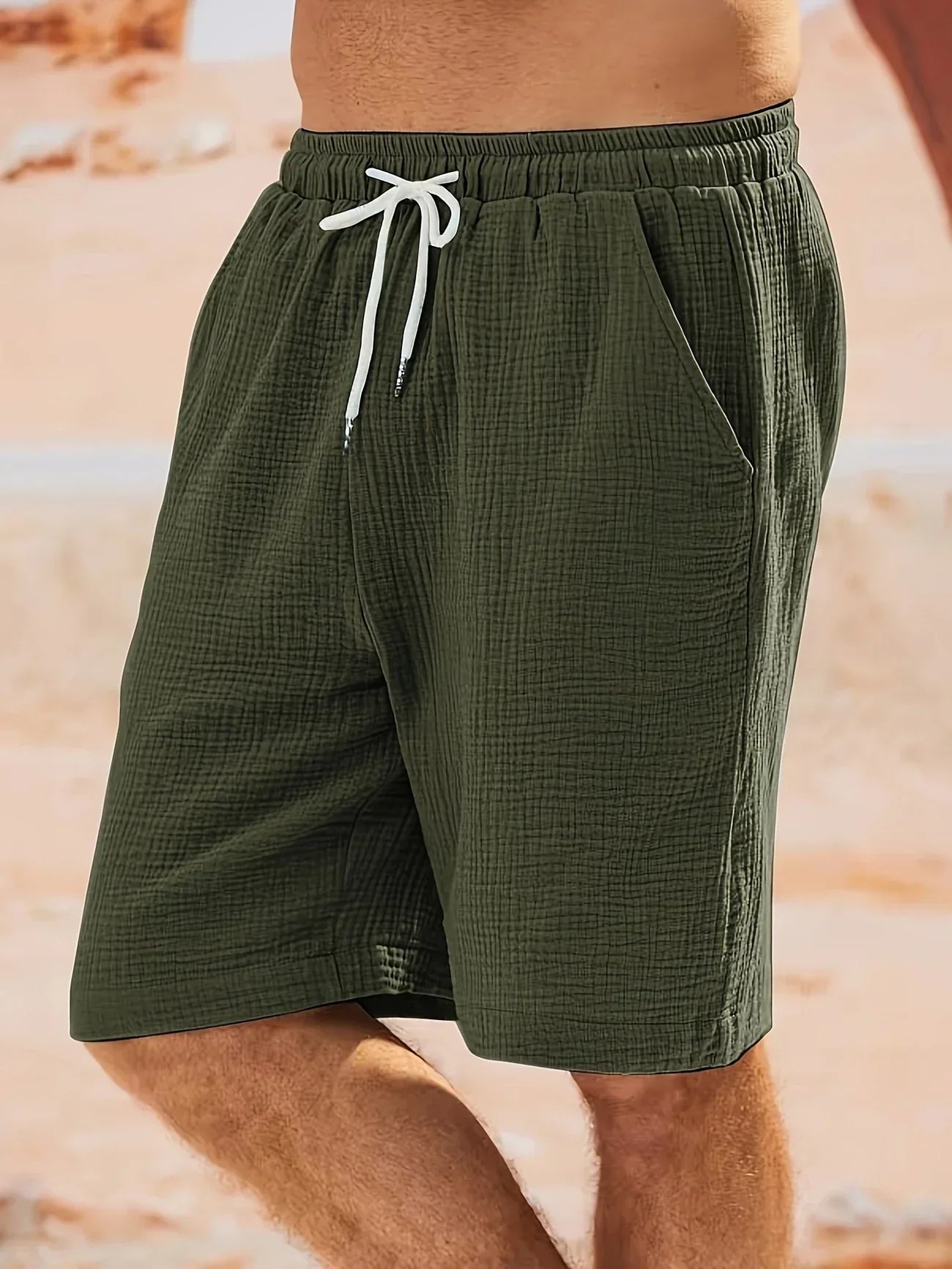 Men's Summer Drawstring Shorts | Beach