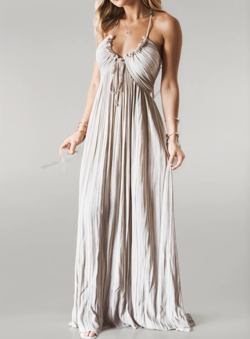 Lexi - Halter Strap Maxi Dress