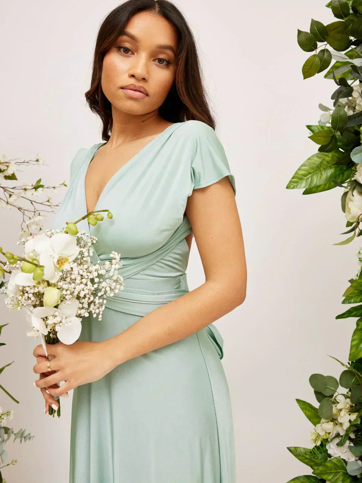 Long Sleveless Bridesmaid Dress for Women | Maxi