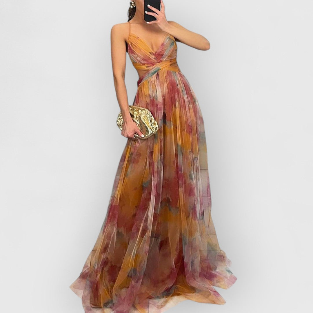 Women’s Long Floral Print Maxi Dress | Summer Style
