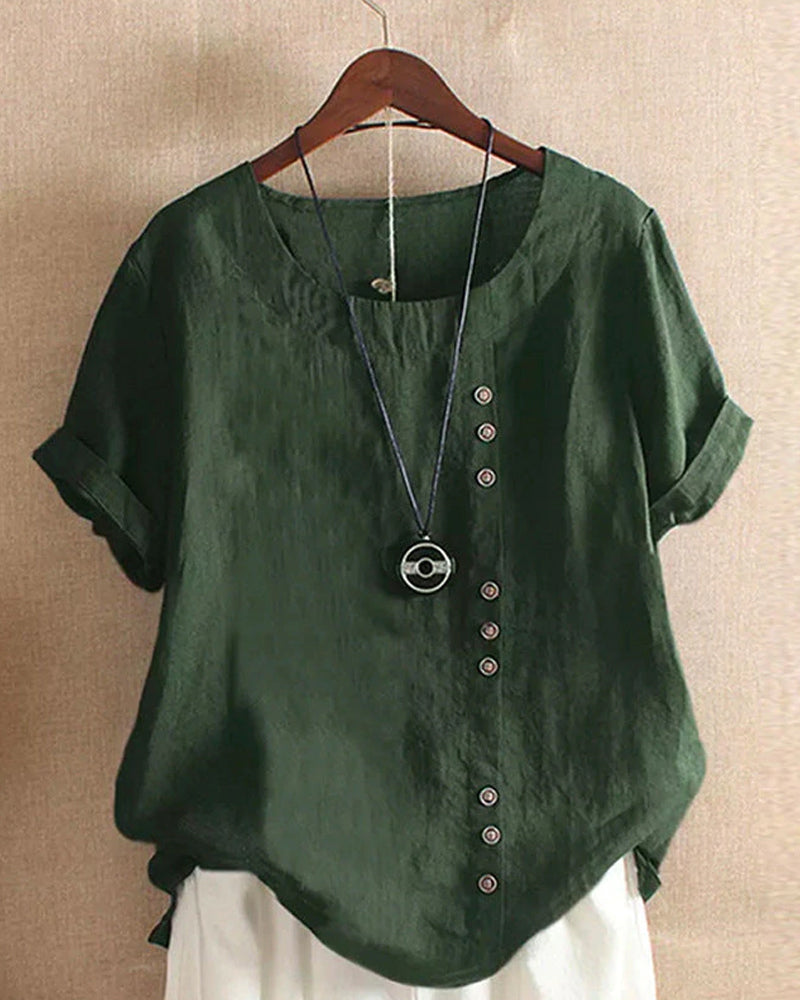 Women's Short Sleeve Blouse | Summer