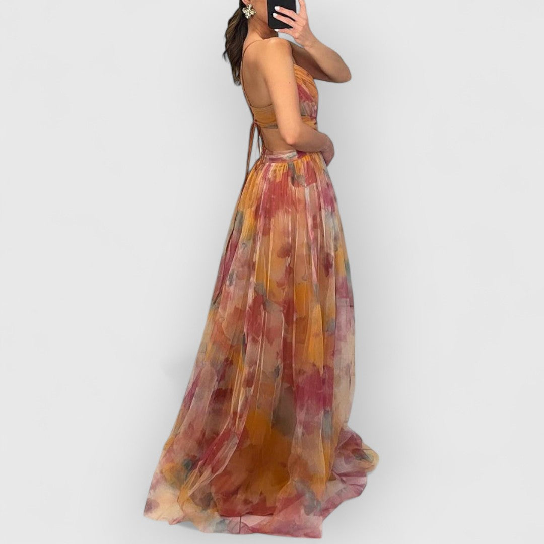 Women’s Long Floral Print Maxi Dress | Summer Style