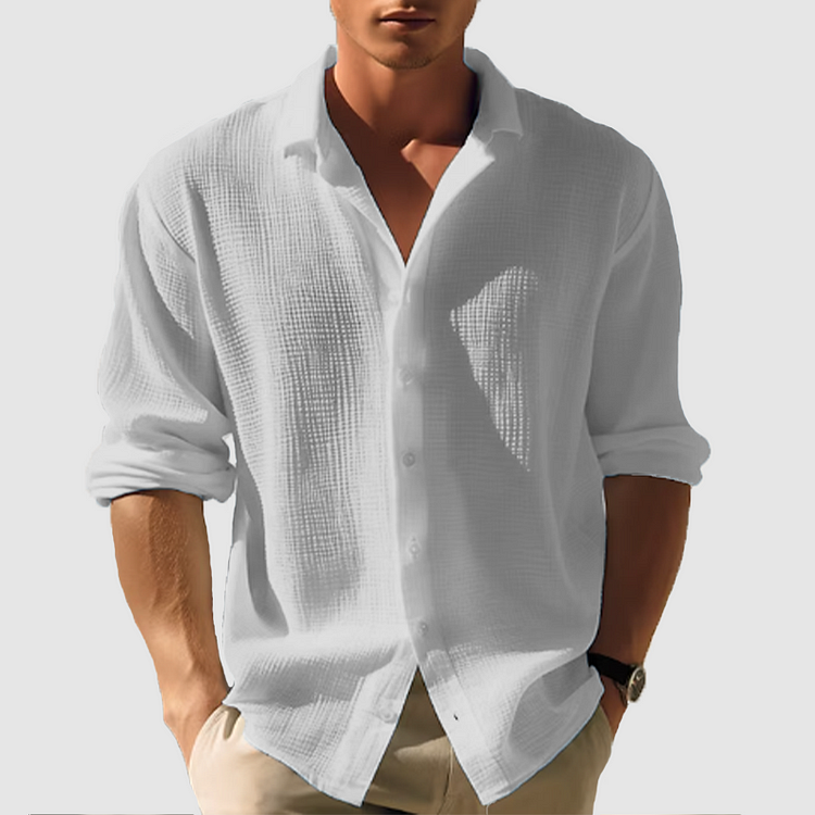 Casual Button Down Shirt for Men | Summer