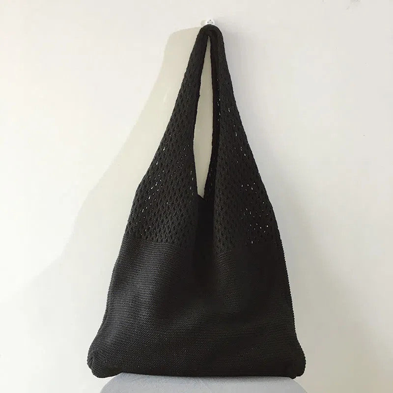 Women's Woven Tote Bag | Groceries and Beach