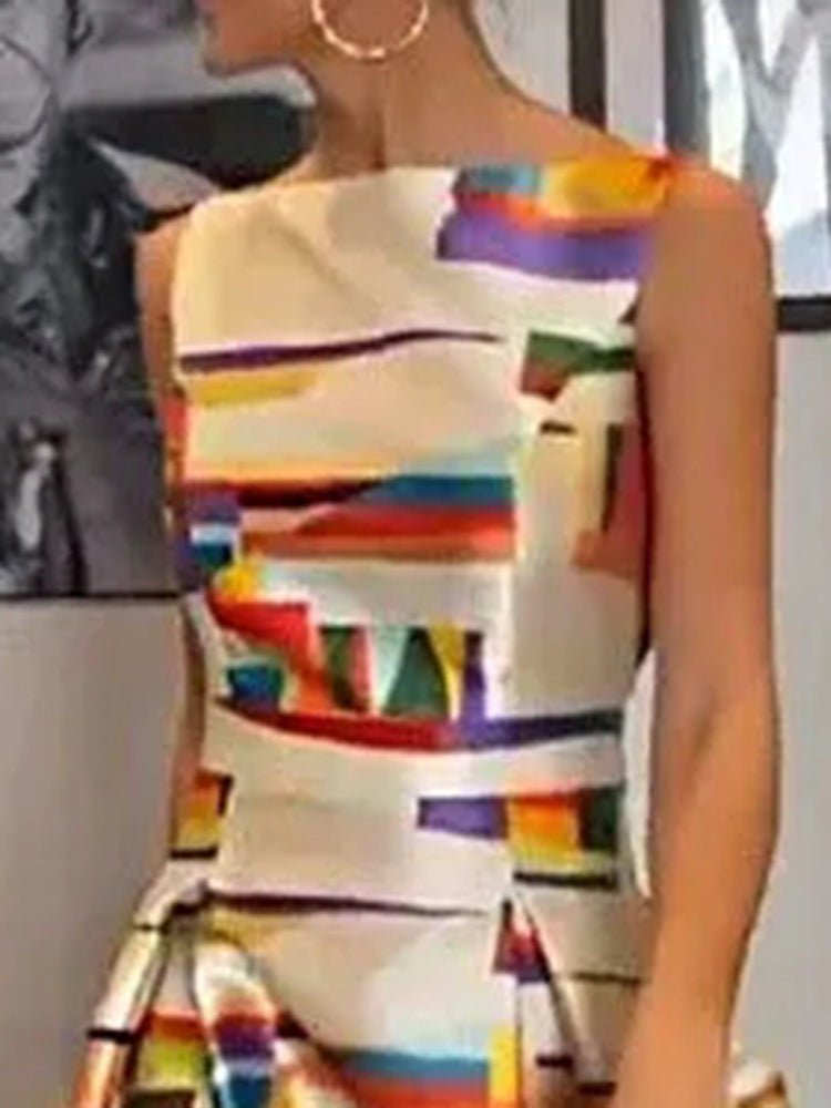 Isabella™ Geometric Maxi Dress