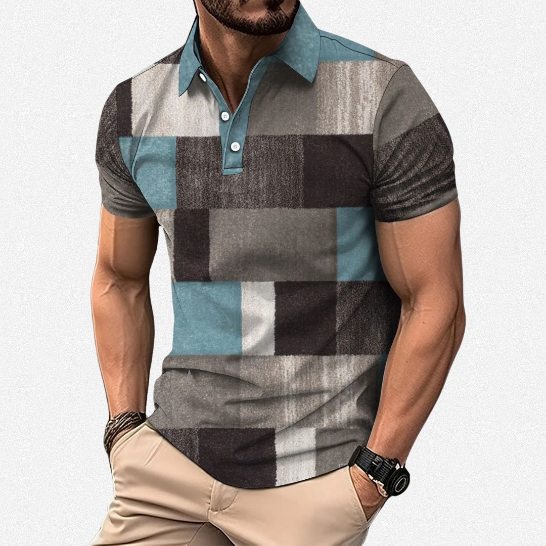 Men's Graphic Polo Shirt | Collar