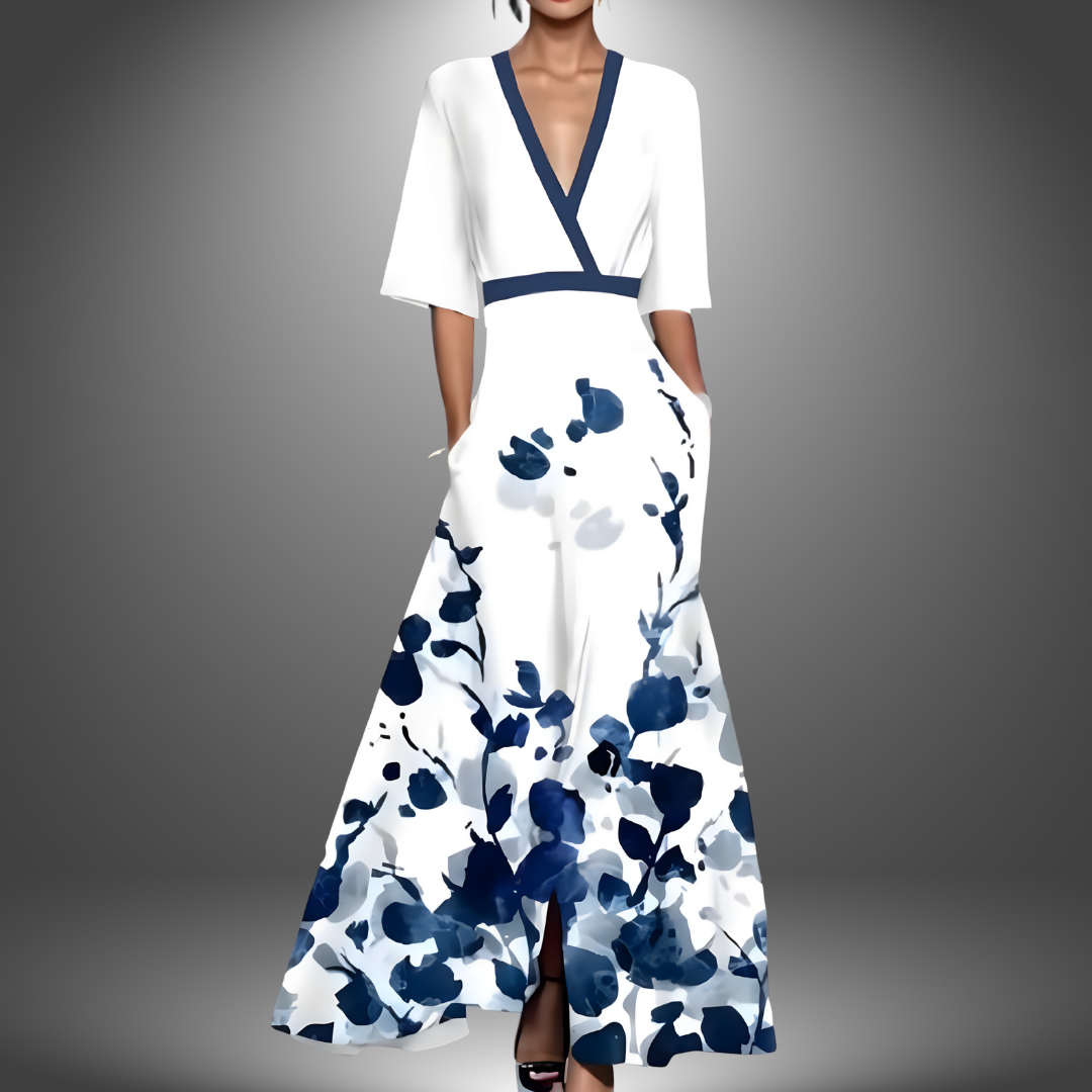 Women's Floral Maxi Dress | Flower