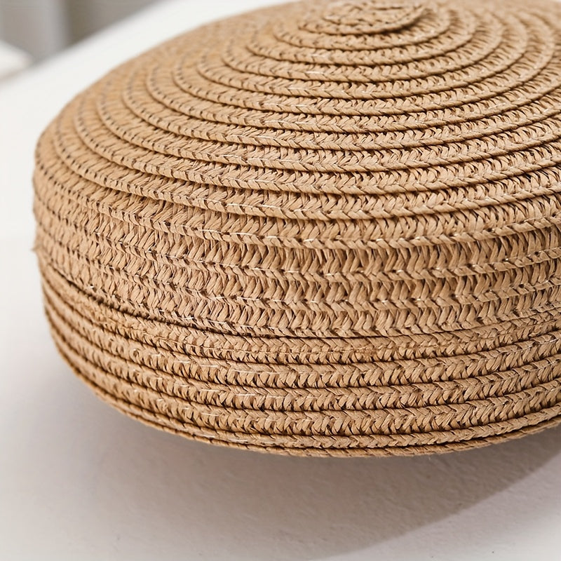 Round Woven Beach Bag | Crossbody