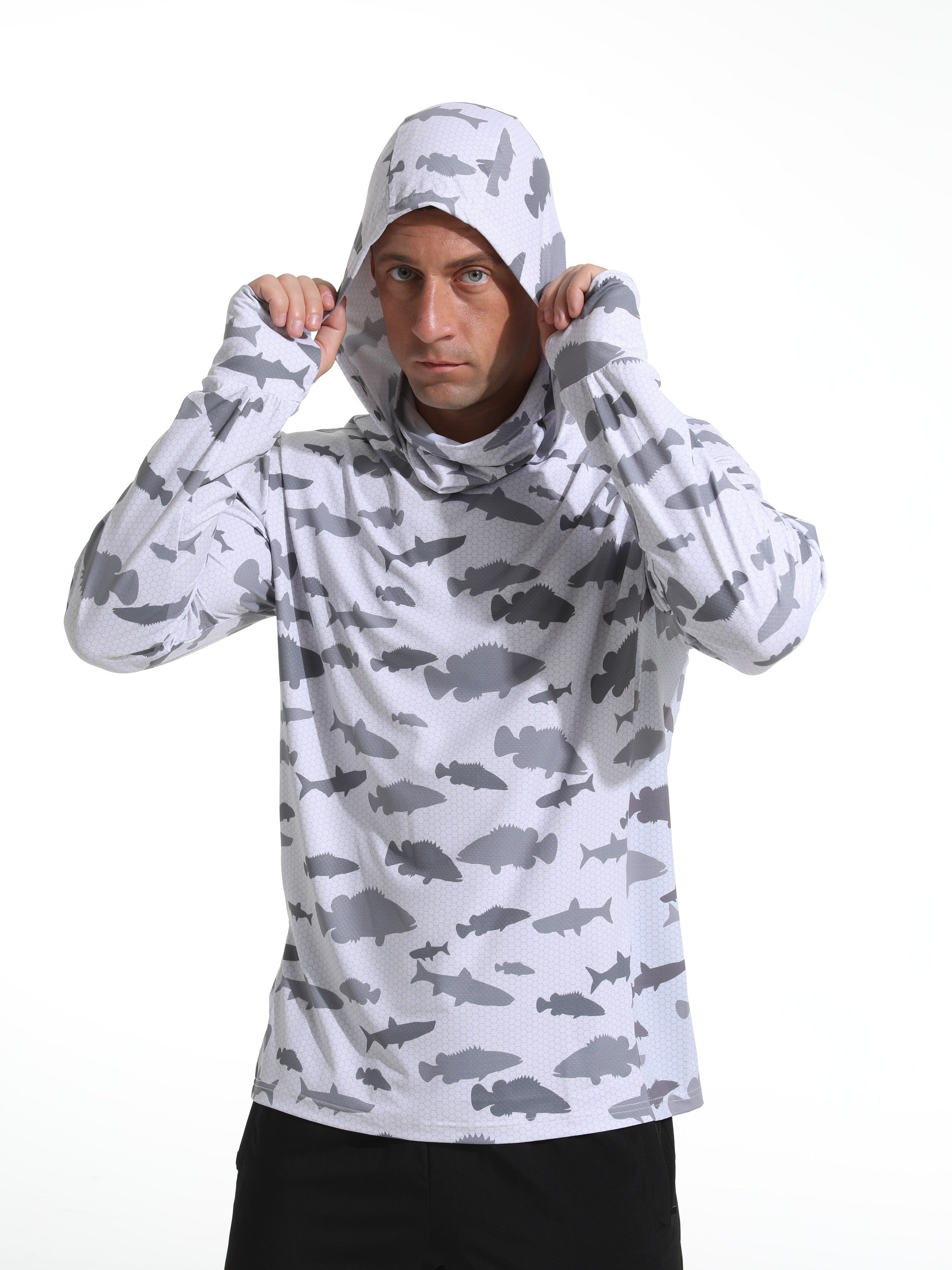 Men's Camouflage Fishing Shirt | Long Sleeve