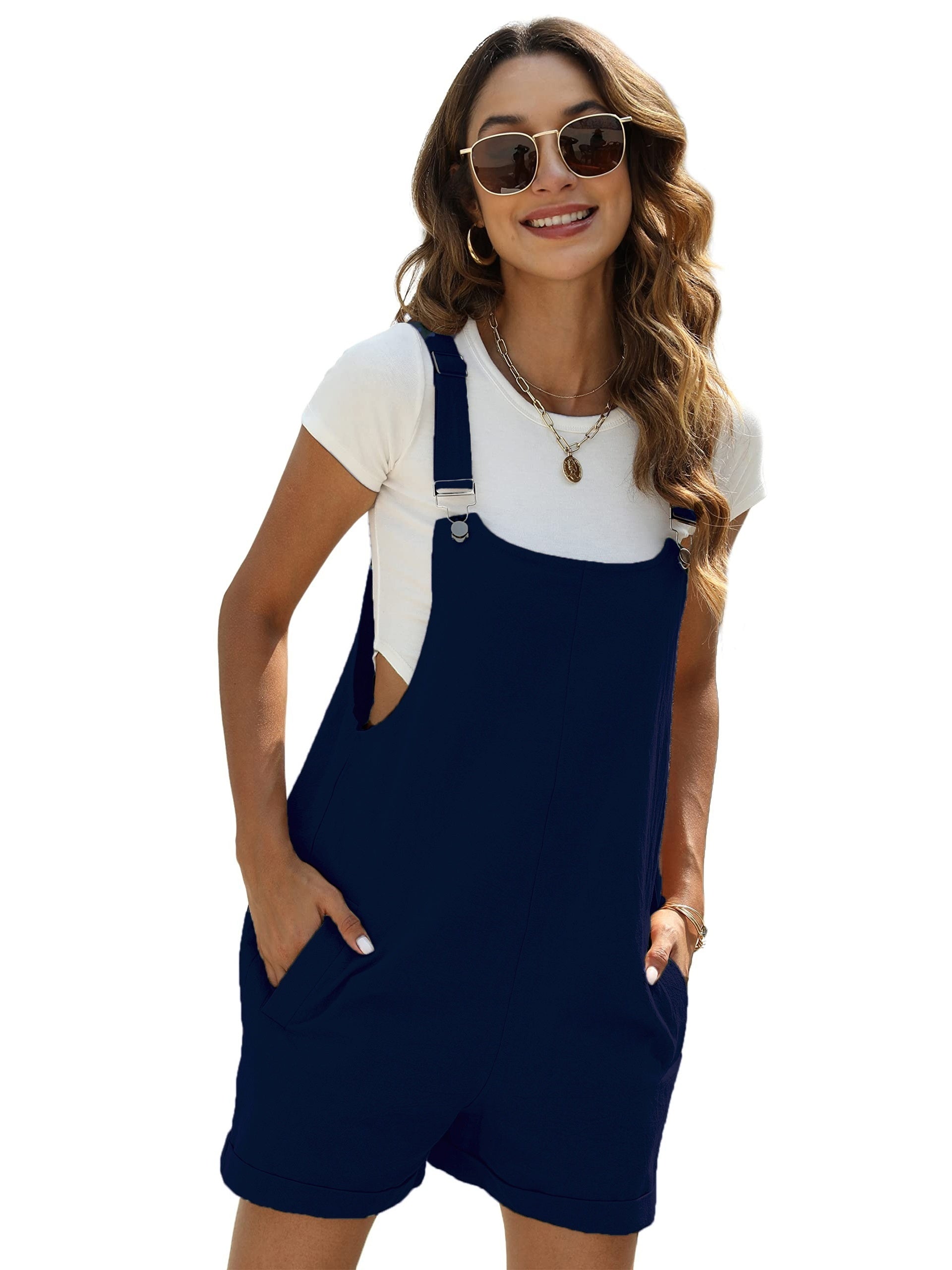 Short Summer Jumpsuit with Pockets | Mini