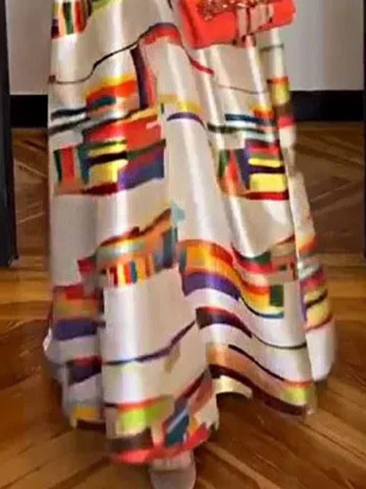 Isabella™ Geometric Maxi Dress