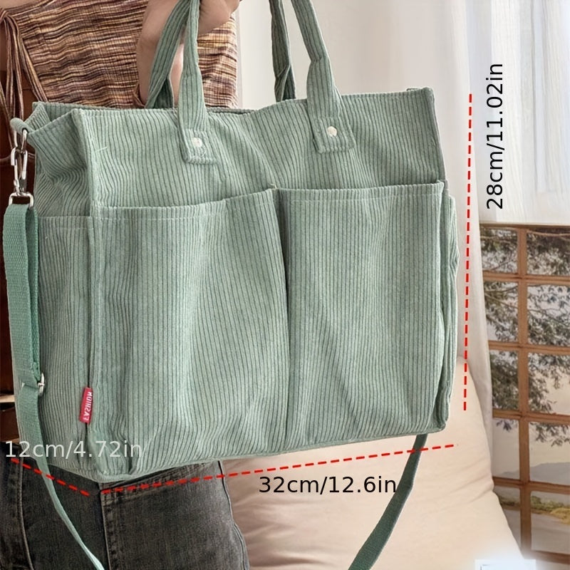 Women's Spacious Tote Bag | Multi-Pocket
