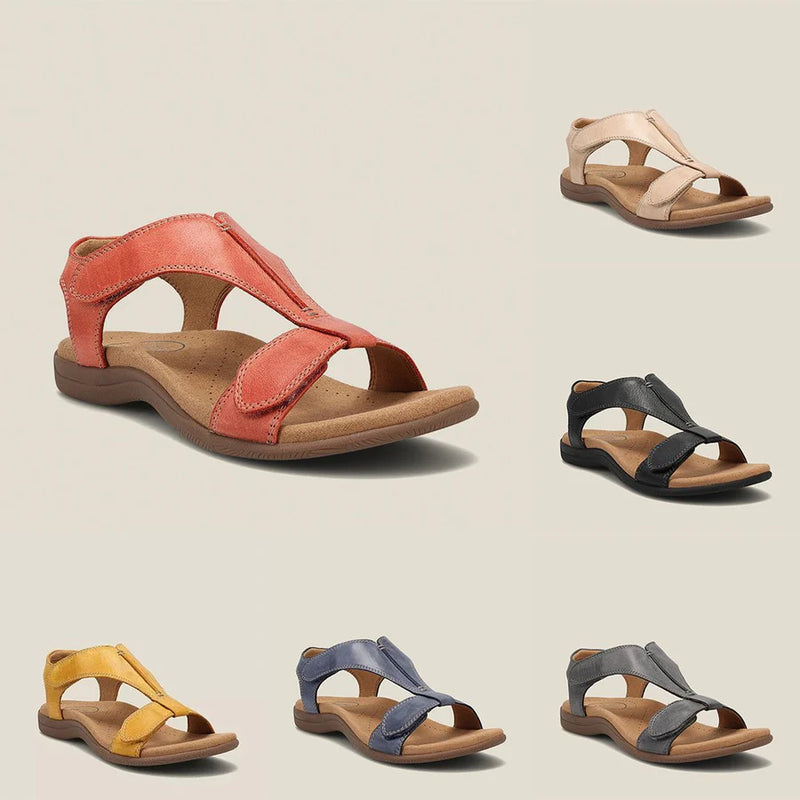 Eleanor™ - Casual Leather Orthopedic Sandals