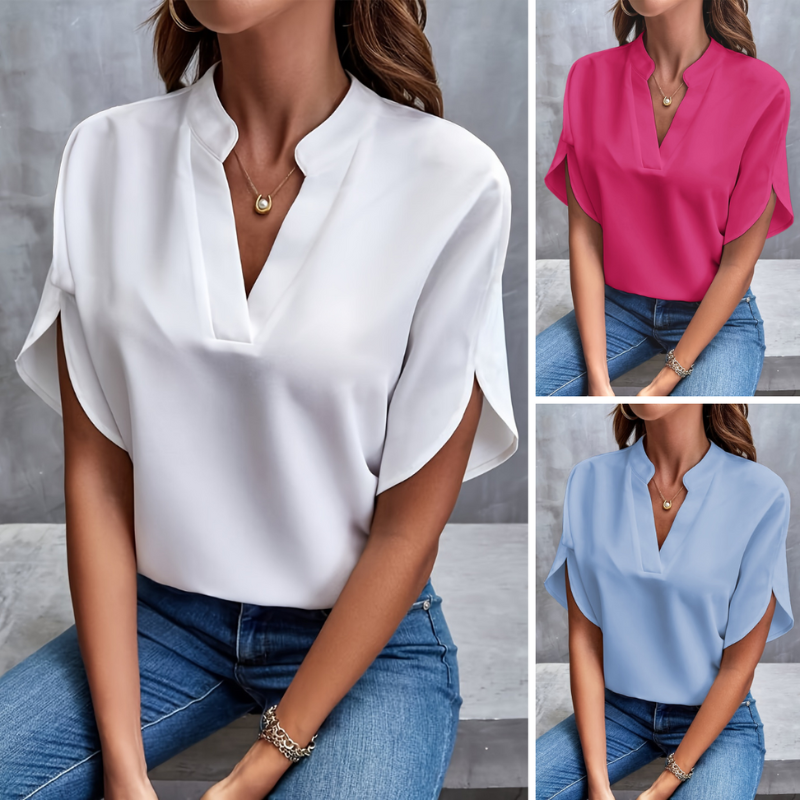 Women's Summer Blouse | Short Sleeve
