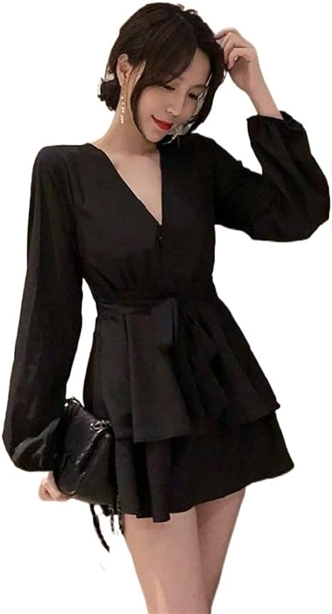 Women's Long Sleeve Formal Dress | Mini