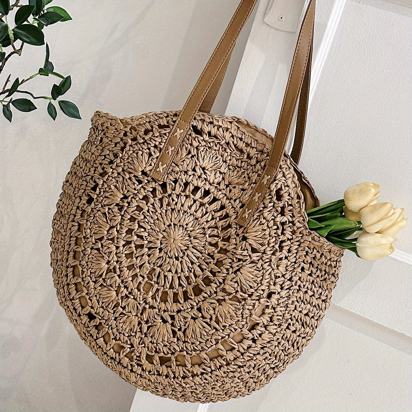 Women's Woven Tote Bag | Beach