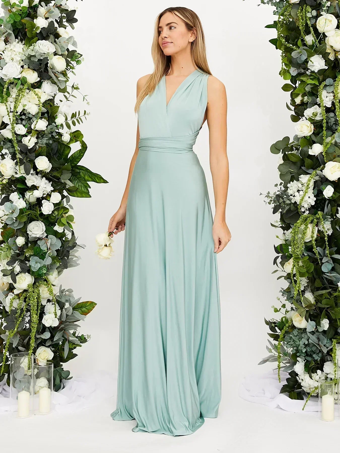 Long Sleveless Bridesmaid Dress for Women | Maxi