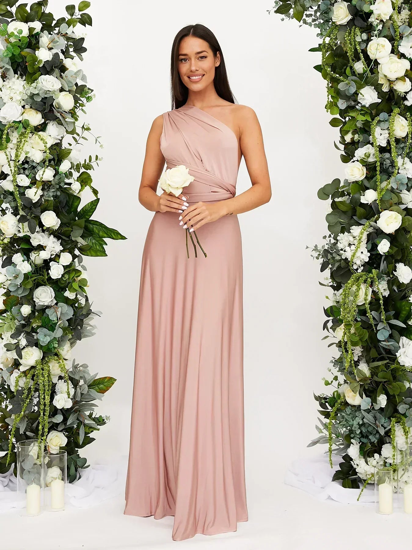 Long Sleveless Bridesmaid Dress for Women | Maxi