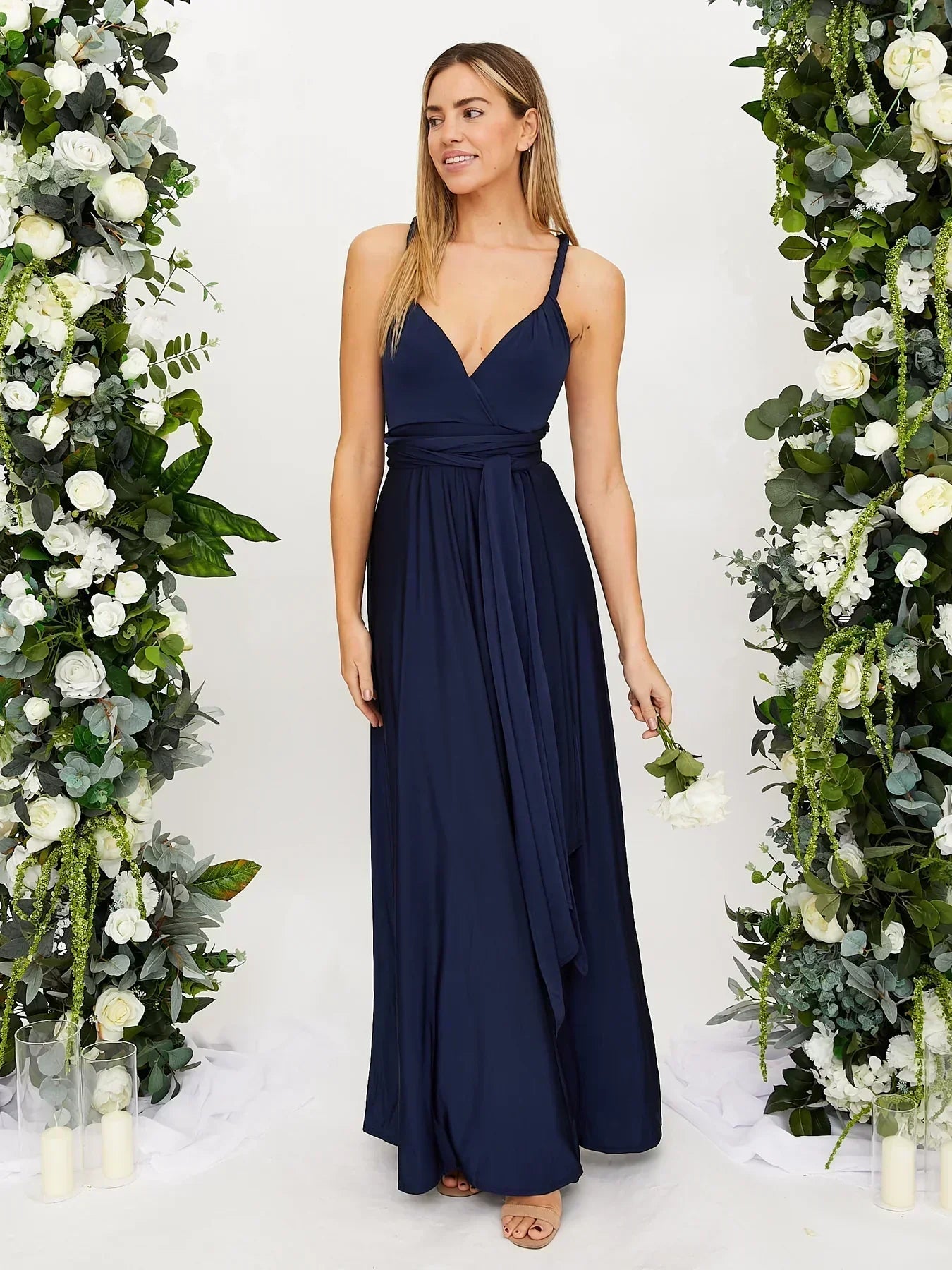 Long Sleveless Bridesmaid Dress for Women | Maxi