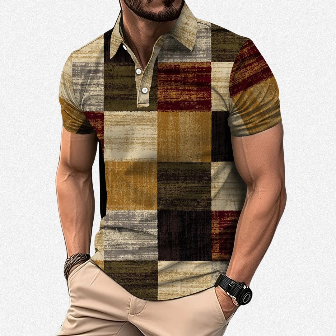 Men's Graphic Polo Shirt | Collar