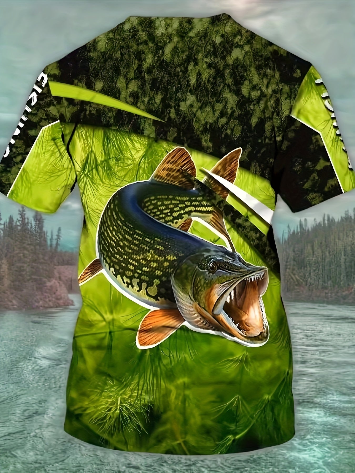 Men's Graphic Summer Fishing Shirt | Short Sleeve
