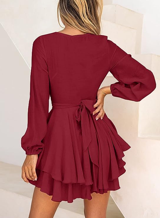Women's Long Sleeve Formal Dress | Mini