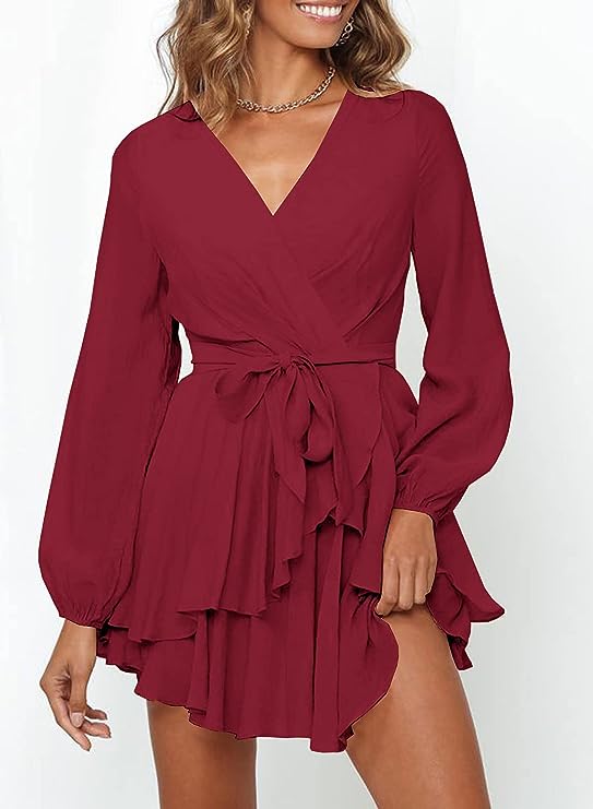 Women's Long Sleeve Formal Dress | Mini