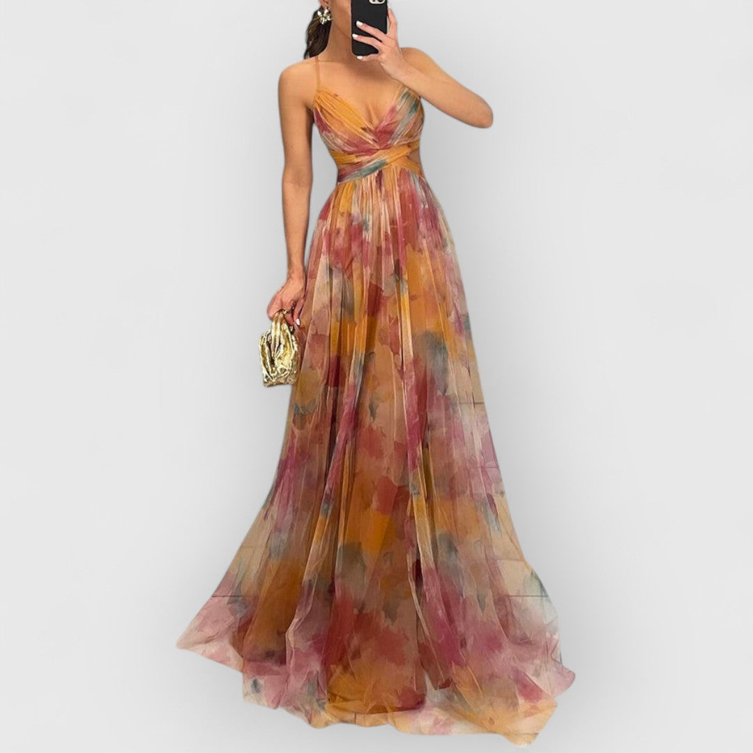 Women’s Long Floral Print Maxi Dress | Summer Style