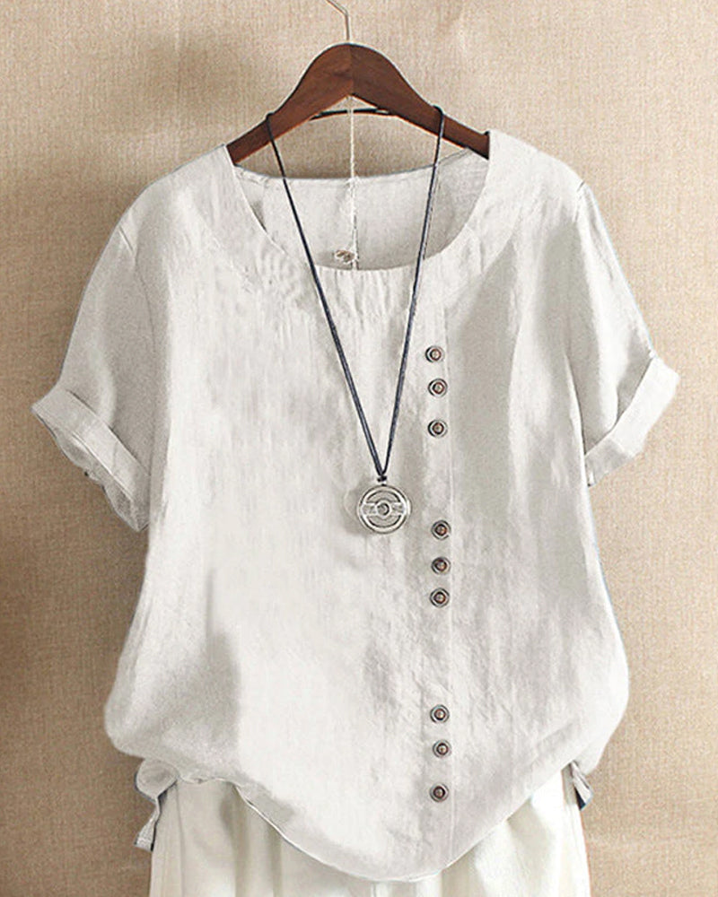 Women's Short Sleeve Blouse | Summer
